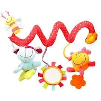 Baby Infant Spiral Hanging Play Toy, 17x44cm, Multicolor