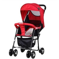 Seebaby Portable Stroller, QQ2, Red