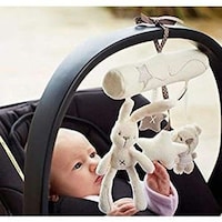 Picture of Rabbit Baby Hanging Bed Safety Seat Plush Hand Bell