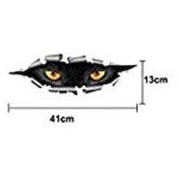 Picture of Cat Eye Design 3D Personalized Car Stickers, 41x13cm, Black