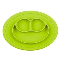 Silicone Feeding Food Plate for Toddlers, Lime