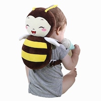 Adjustable Cute Small Bee Baby Head Safety Pad, Multicolour