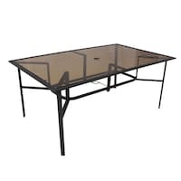 Picture of Swin Outdoor Garden Dining Table, Black