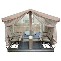 Picture of Oasis Casual 4-Seater Rocking Chair with Table & Tent, 250x130x190cm