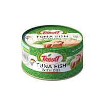 Picture of Tabiat Tuna Fish with Dill in Oil, 180g - Carton of 24