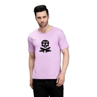 Picture of Trendy Rabbit SK 8 Printed Mens T-Shirt, Lavender - Carton of 30