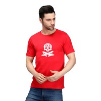 Picture of Trendy Rabbit SK 8 Printed Mens T-Shirt, Red - Carton of 30