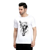 Picture of Trendy Rabbit Master Jayara Printed Mens T-Shirt, White - Carton of 30