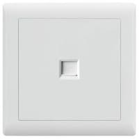 Picture of Electric 6 Core Telephone Socket, White