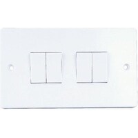 Picture of Electrical 4 Gang 2 Way Plate Switch, 10A