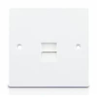 Picture of 1 Gang Secondary Telephone Socket, White