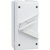 Isolator Switch, 2P-20A, White