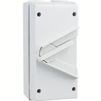 Isolator Switch, 2P-35A, White
