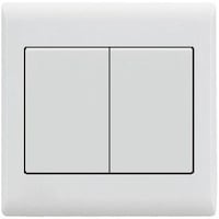 Picture of 2 Gang 2 Way Electric Switch, Ivory