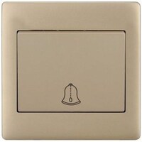 Picture of Electric Bell Push Switch, Matte Golden