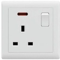 Picture of Electric Socket with Switch, Ivory, 13A