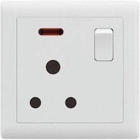 Picture of Electric Socket with Switch, Ivory, 15A
