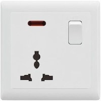 Picture of MF Electric Socket with Switch, Ivory