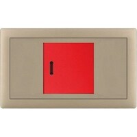 Picture of Electric Wall Switch, 3X6, Matte Golden, 45A