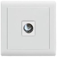 Picture of Electric TV Socket Through-Connection, Ivory