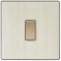 Picture of Aluminium 1 Gang 2 Way Switch, Golden