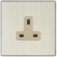Picture of 13A Socket, Golden and Aluminum