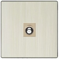 Picture of Electrical Satellite Socket, Golden and Aluminum