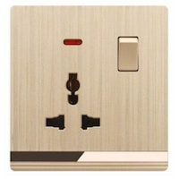 Picture of MF Electrical Socket with Switch, Champaign Golden