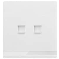 Picture of Electrical Double Data Socket, Ivory