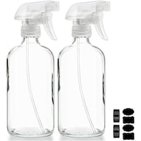Picture of FUFU Clear Glass Spray Bottles, 450g - Pack of 2