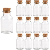 Picture of Fufu Glass Jars with Cork, 147ml - Set of 12