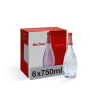 Mai Dubai Water in Glass Bottle, 750ml, Box of 6 Pieces