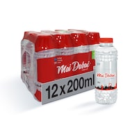 Mai Dubai Water Bottle, 200ml, Pack of 12 Pieces