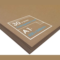 Corrugated Modelmaking Cardboard, 2mm, 300Gsm - A1 X 30 Sheets
