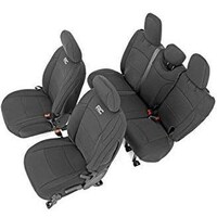 Rough Country Neoprene Seat Covers, 91010, Black