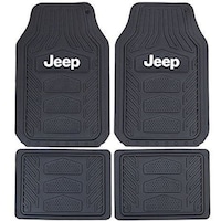 Jeep Weatherpro Car Floor Mat Set - Set of 4