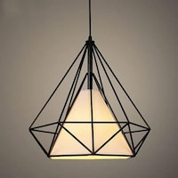 V.MAX Barn Metal Wire Caged Pendant Light