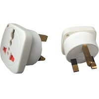 Picture of V.Max  Universal Power Wall Charger with iron squrare Brass Pin, White
