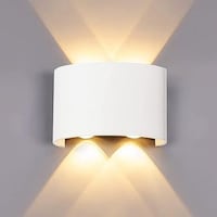 Hua Qiang Wang  Modern Aluminium LED Wall Light, 4W, 4.7Inch, White