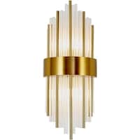 Hua Qiang Wang Modern Crystal Wall Lamp, Gold