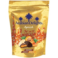 Arabian Delights Assorted Choco Apricots, 100g - Carton of 30