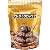 Chocodate Milk Chocolate Date & Almond, 250g - Carton of 12