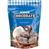 Chocodate Coconut Chocolate Date & Almond, 250g - Carton of 12
