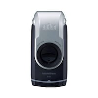 Picture of Braun M90 Mobile Shaver, Silver & Blue