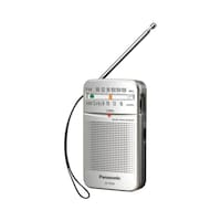 Panasonic RF-P50 Pocket AM & FM Radio, 2724285997319, Silver