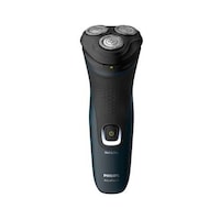 Picture of Philips Series 1000 Wet Or Dry Electric AquaTouch Shaver, Black & Blue