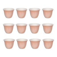 Decopor Cawa Cups Set, Milk Pink - Box of 12