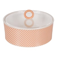 Picture of Decopor Dates Bowl with Acrylic Lid, Milk Pink
