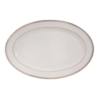 Picture of Decopor Golden Design Oval Plate, 14inch