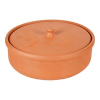 Picture of Elizi Natural Clay Tray with Lid, 30cm